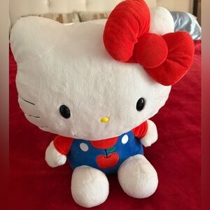 Sanrio Hello Kitty Classic Apple Overalls 15" Plush